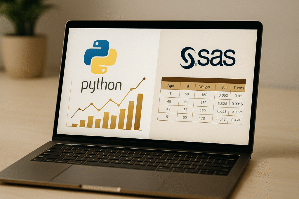 Python, SAS, Clinical research